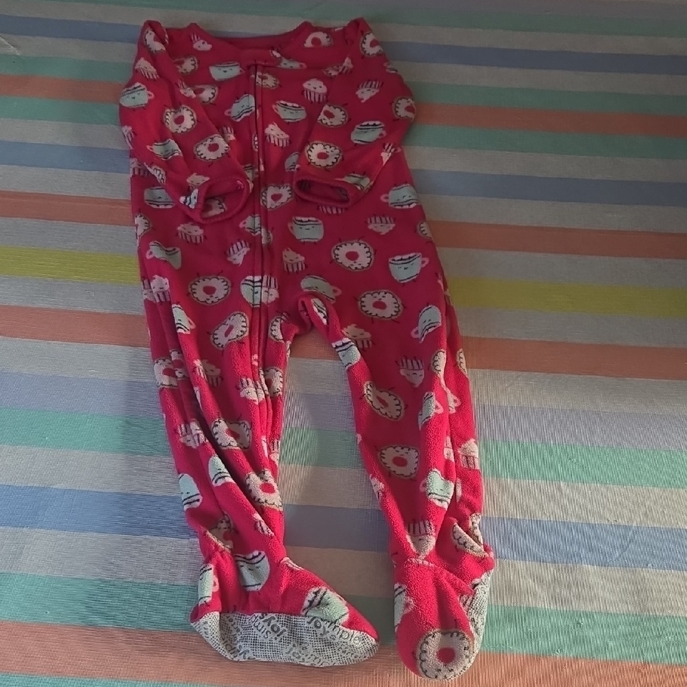 Carter's Red Cupcake Footie Pajamas